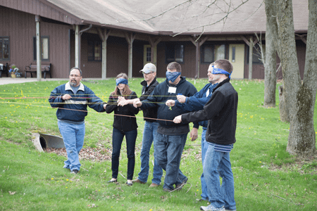 Team Building Exercise at the Engineering Retreat Team Building Exercise at the Engineering Retreat