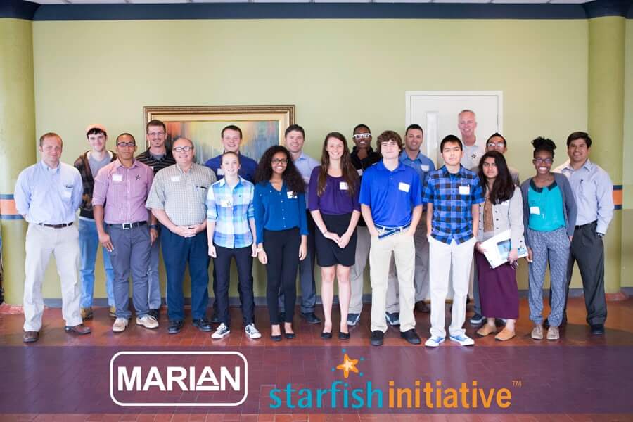 Marian Hosts Starfish Initiative Workplace Experience Event Marian Hosts Starfish Initiative Workplace Experience Event