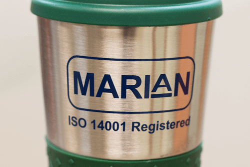 Marian Indianapolis is ISO 14001 Certified Marian Indianapolis is ISO 14001 Certified