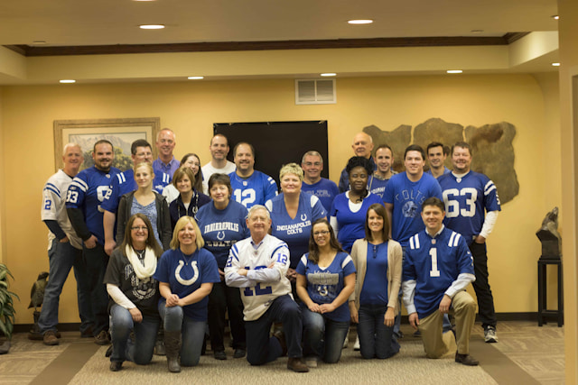It’s Blue Friday here at Marian Indianapolis! Go Colts!