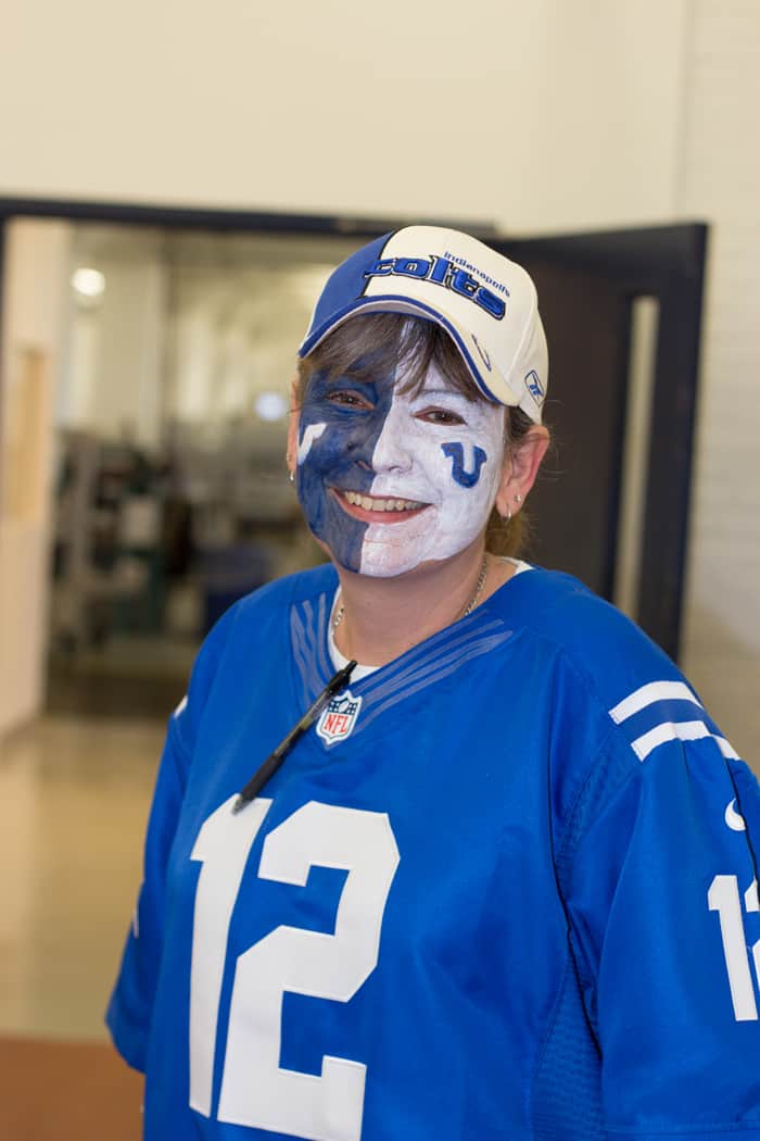 It’s Blue Friday here at Marian Indianapolis! Go Colts!