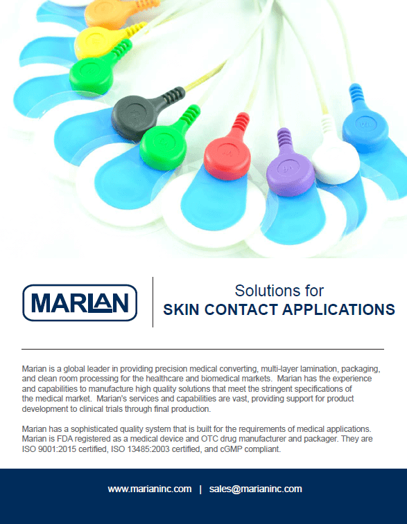 Click to show details - Marian Skin Contact Solutions Brochure Solutions for Skin Contact Applications