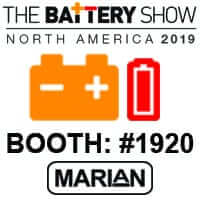 Visit Marian at the 2019 Battery Show