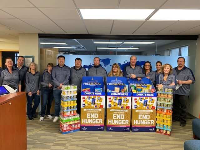 Marian Employees Give Thanks and Give Back