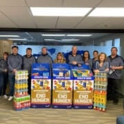 Marian Inc. team at a company event