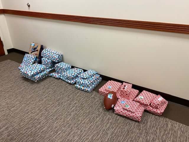 Marian Indianapolis Employees celebrated the holiday season by donating gifts to Providence Cristo Rey High School Marian Indianapolis Employees celebrated the holiday season by donating gifts to Providence Cristo Rey High School
