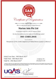 Marian Asia ISO 13485:2016 Marian Asia ISO 13485:2016