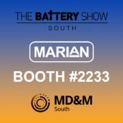 Marian Inc. Battery Show South and MD&M South 2026 tradeshow